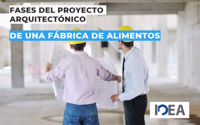 Fases del proyecto arquitectónico de una fábrica de alimentos